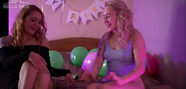  Cock and pussy present for her 18th Birthday